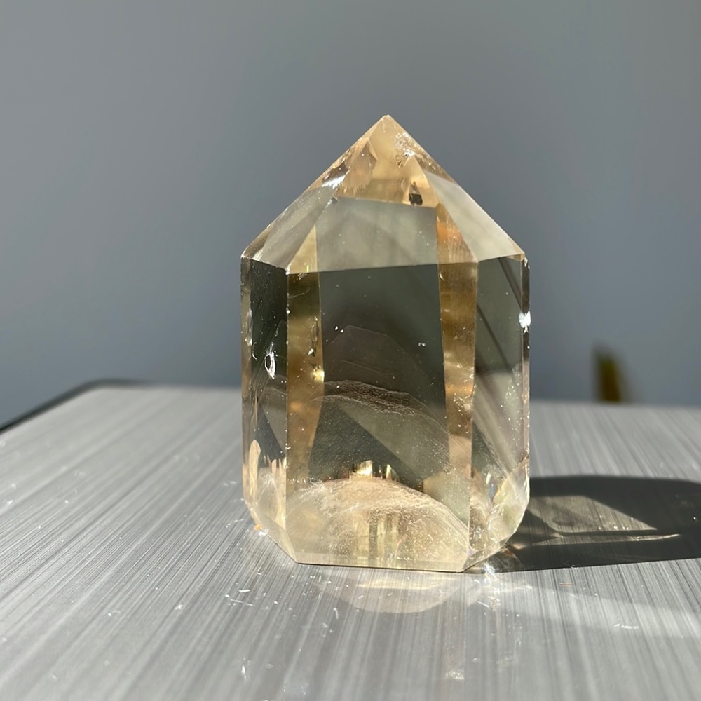 Natural Citrine Tower